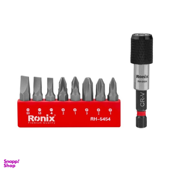 ست 9 عددی رابط و سری پیچ گوشتی رونیکس کد RH-5454