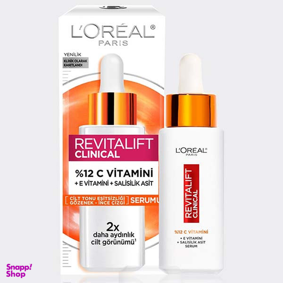 سرم پوست لورآل مدل Vitamin C 12 حجم 30 میلی لیتر