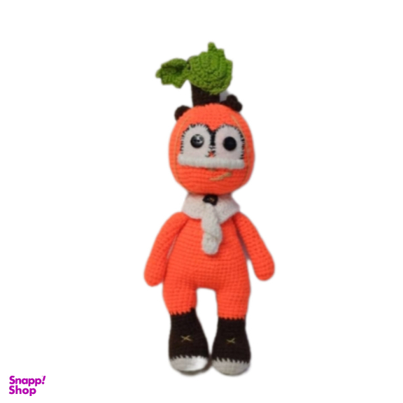 عروسک بافتنی مدل کدو حلوایی