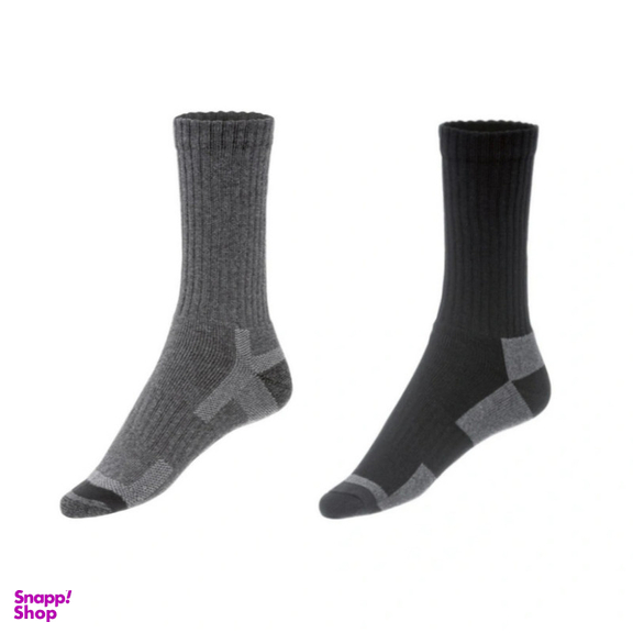 جوراب ساق بلند مردانه پارکساید مدل P370442 مجموعه دو عددی