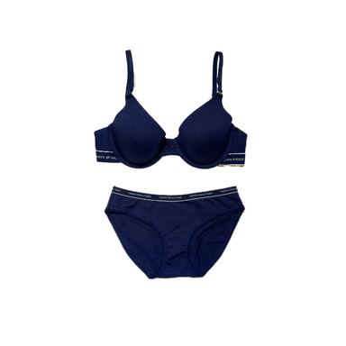 شورت و سوتین زنانه کد 0777 رنگ سرمه ای