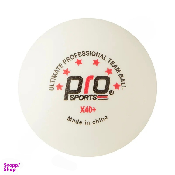 توپ پینگ پنگ پرو اسپرتز مدل 6 ستاره PS-006 بسته 6 عددی