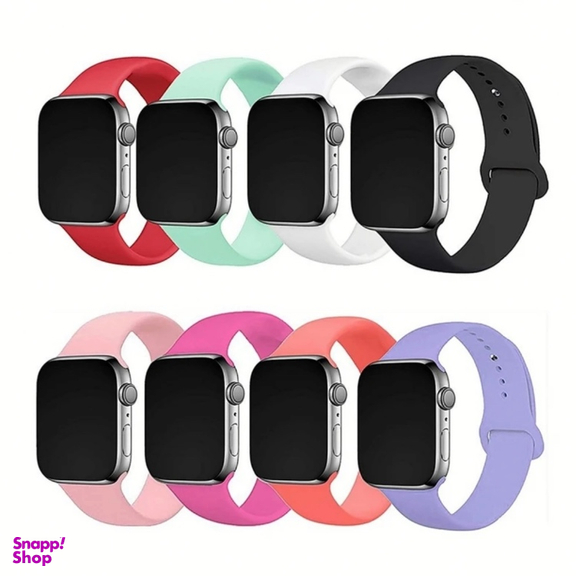 بند ساعت هوشمند سیلیکونی مناسب برای اپل واچ سری 10 سایز 42 میلی متر
