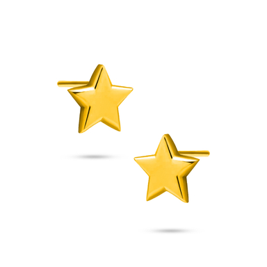 گوشواره طلا 18 عیار زنانه سی گلد گالری مدل ستاره
