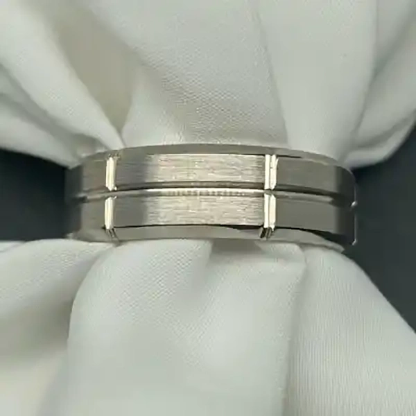 حلقه نقره مردانه گیرا مدل G0210