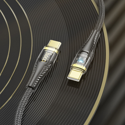 کابل شارژ 60 وات Type-C هوکو مدل U121 طول 1.2 متر