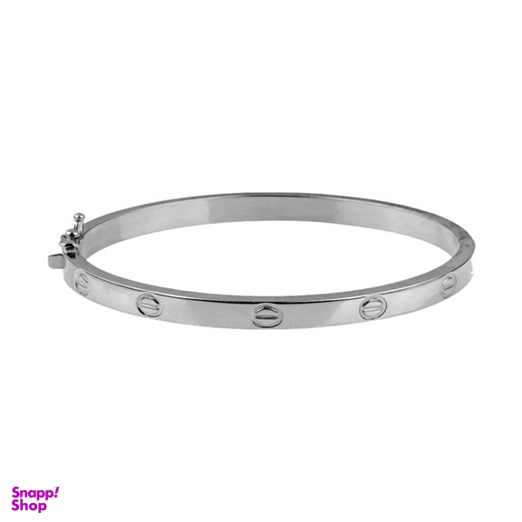 دستبند طلا 18 عیار زنانه میو گلد مدل کارتیه باریک کد BA130