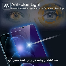 محافظ صفحه نمایش ضد اشعه آبی راک اسپیس مدل HyBLU مناسب گوشی موبایل آنر X9a