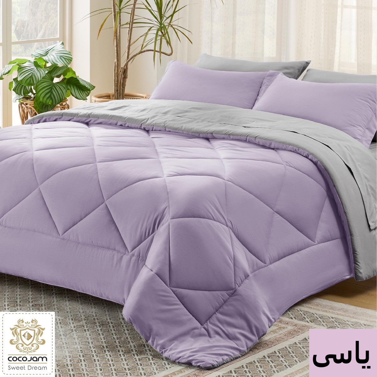 سرویس خواب کوکو جم مدل فرنو یک نفره 4 تکه