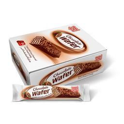 ویفر روکش شکلات کرم کاکائو نادری بسته ۲۴ عددی