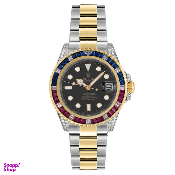 ساعت مچی عقربه ای مردانه طرح رولکس مدل Submariner Diamond Pepsi2
