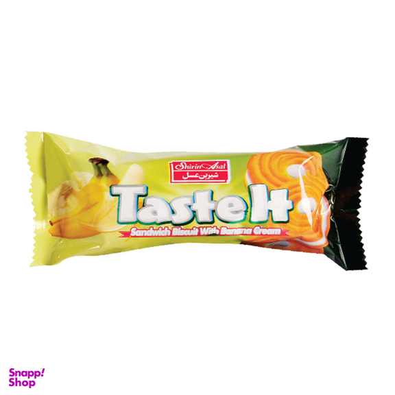 بیسکویت تست ایت با طعم موز شیرین عسل وزن 30 گرم