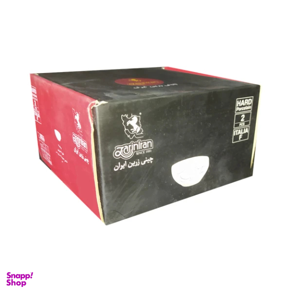 سرویس 13 پارچه پیاله چینی زرین ایران مدل فلورانس درجه 3