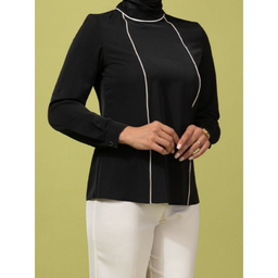 بلوز زنانه برنس مدل سوده رنگ مشکی