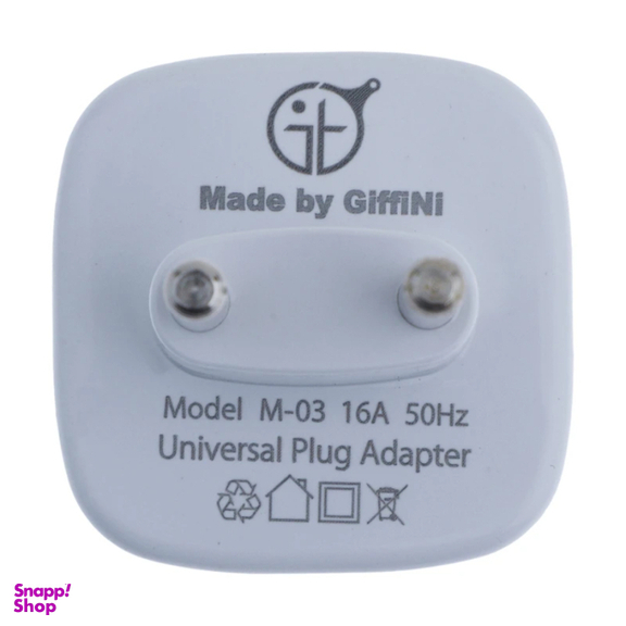 مبدل برق 3 به 2 جی فی نی مدل 4G400Q مجموعه 4 عددی