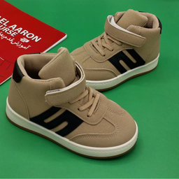 نیم بوت پسرانه مدل RO10211 رنگ کرم