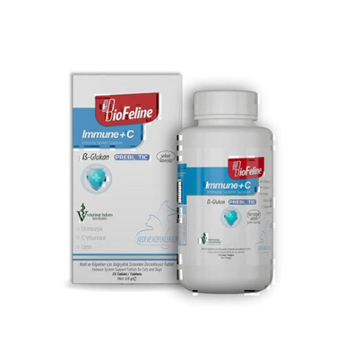 قرص تقویت سیستم ایمنی بیوفلاین مدل Immune+C بسته 75 عددی