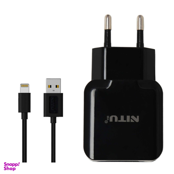 شارژر دیواری نیتو کد NT-TC018 به همراه کابل تبدیل لایتنینگ