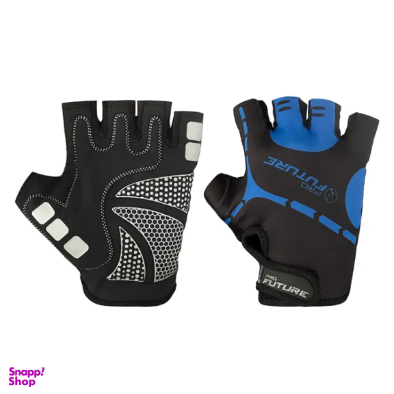 دستکش دوچرخه سواری PRO BIKE کد 40 رنگ مشکی آبی