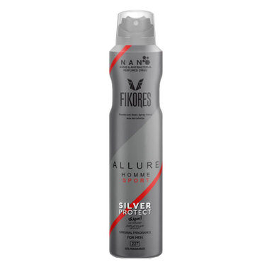 اسپری بدن مردانه فیکورس مدل  Allure حجم 200 میلی لیتر