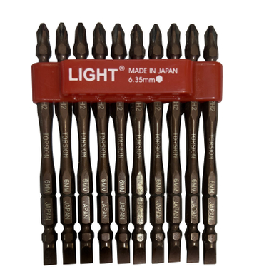 سری پیچ گوشتی یکسر دو سو یکسر چهار سو لایت مدل SMT-LIGHT-JAPAN-22110-SP بسته 10 عددی