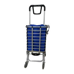چرخ خرید گرین لاین مدل Foldable Shopping Trolley Silver