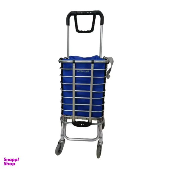 چرخ خرید گرین لاین مدل Foldable Shopping Trolley Silver