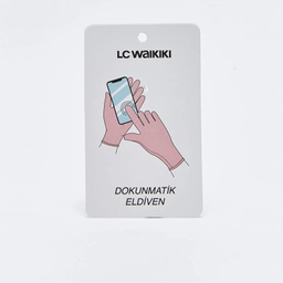 دستکش زنانه ال سی وایکیکی مدل خزدار پلار