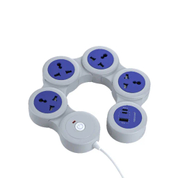 چندراهی برق پرودو مدل pd-fwch020-gy multi socket strip