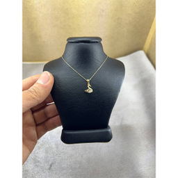 گردنبند طلا 18 عیار زنانه سواروسکی مدل قو ظریف کد 51847