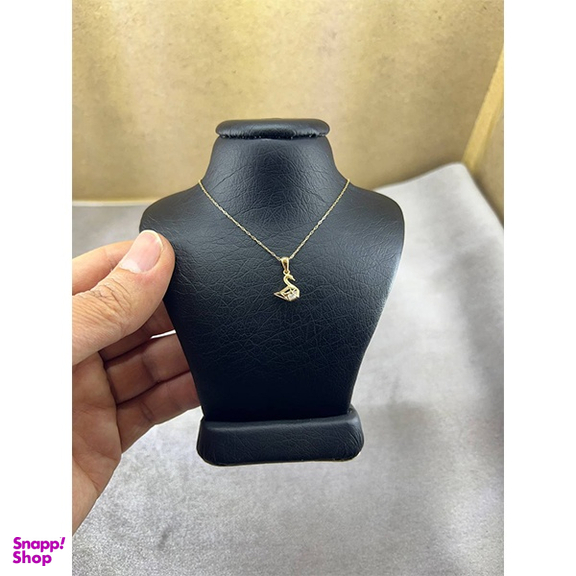گردنبند طلا 18 عیار زنانه سواروسکی مدل قو ظریف کد 51847