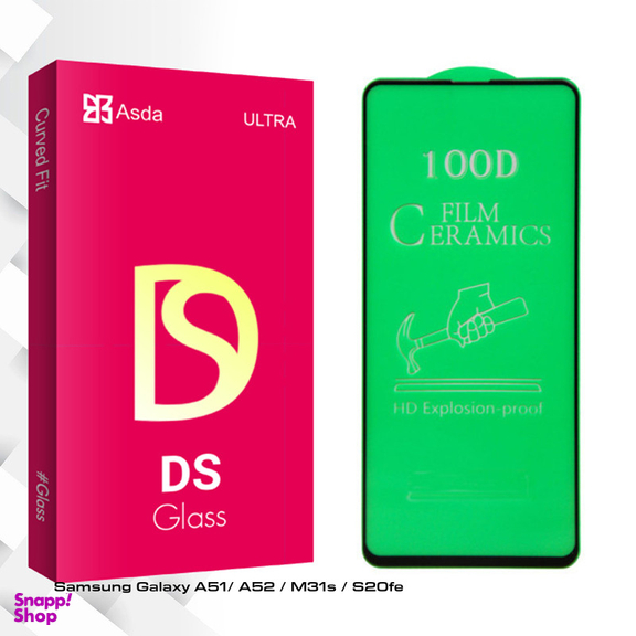 محافظ صفحه نمایش سرامیکی آسدا مدل DS glass مناسب برای گوشی موبایل سامسونگ Galaxy A51/ A52 / M31s / S20fe