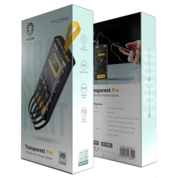 پاوربانک 20 وات گرین لاین مدل Transparent Pro ظرفیت 10000 میلی‌ آمپر ساعت