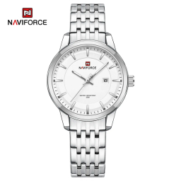 ست ساعت مچی عقربه ای زنانه و مردانه نیوی فورس مدل NF9228SWS