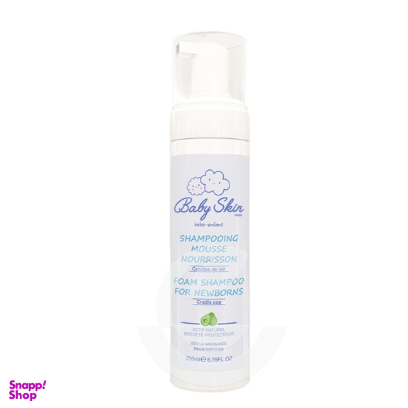 شامپو فوم کودک بیبی اسکین مدل ضد شوره حجم 200 میلی لیتر