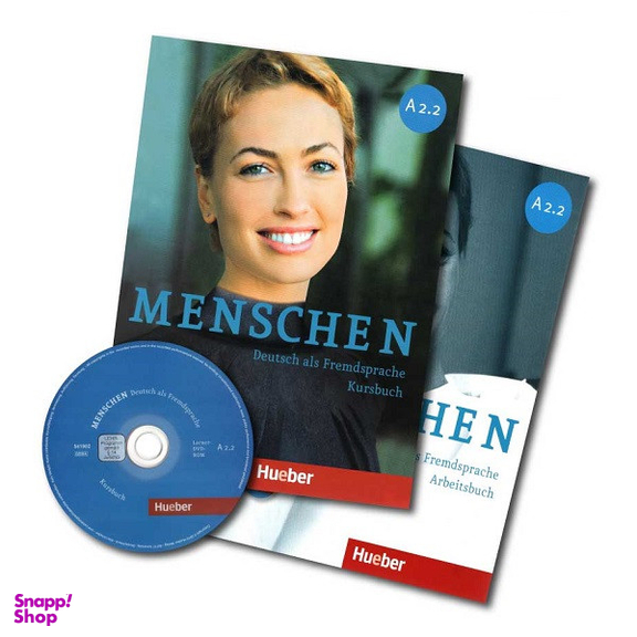 کتاب Menschen اثر جمعی از نویسندگان انتشارات Hueber مجموعه 2 جلدی به همراه سی دی