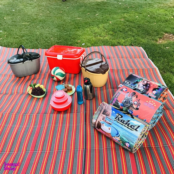 زیر انداز سفری راحل مدل حصیری یک تکه کد 4