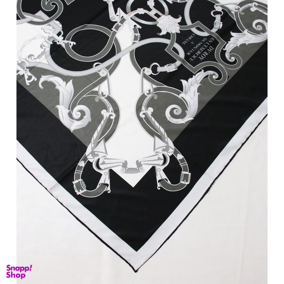 روسری زنانه آنالیا مدل ابریشم دور دست دوز کد 6057