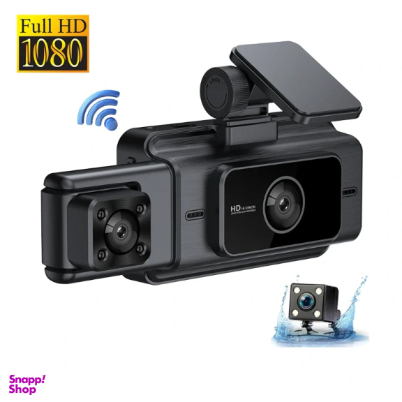 دوربین ثبت وقایع سه لنز خودرو مدل S15