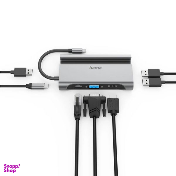 هاب 7 پورت USB-C هاما مدل Connect2Mobile - 200102