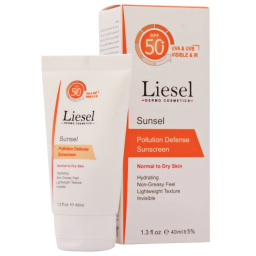 کرم ضد آفتاب بی رنگ لایسل مدل +SPF50 مناسب پوست خشک و نرمال حجم 40 میلی لیتر