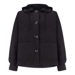 پالتو زنانه السانا مدل فرتاک کد 236901 رنگ مشکی