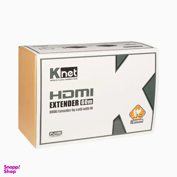 افزایش طول HDMI کابل شبکه 60 متر کی نت مدل K-E460