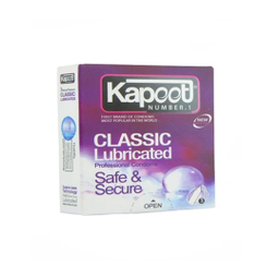 کاندوم کاپوت مدل Classic Lubricated بسته 3 عددی