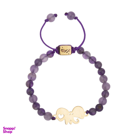 دستبند طلا 18 عیار دخترانه پرسته مدل 14077577