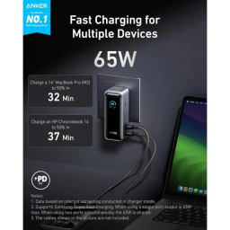 پاوربانک 65 وات انکر مدل A1339 ظرفیت 9600 میلی آمپر ساعت