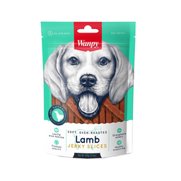 تشویقی سگ ونپی مدل Lamb Jerky Slices وزن 100 گرم
