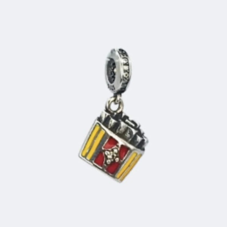 آویز نقره زنانه پاندورا مدل French Fries کد 65181