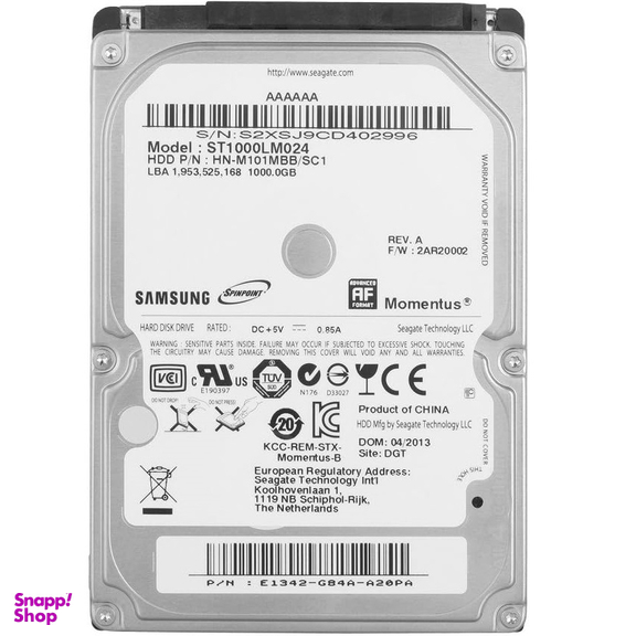 هارد دیسک اینترنال لپ تاپ سیگیت مدل ST1000VT000