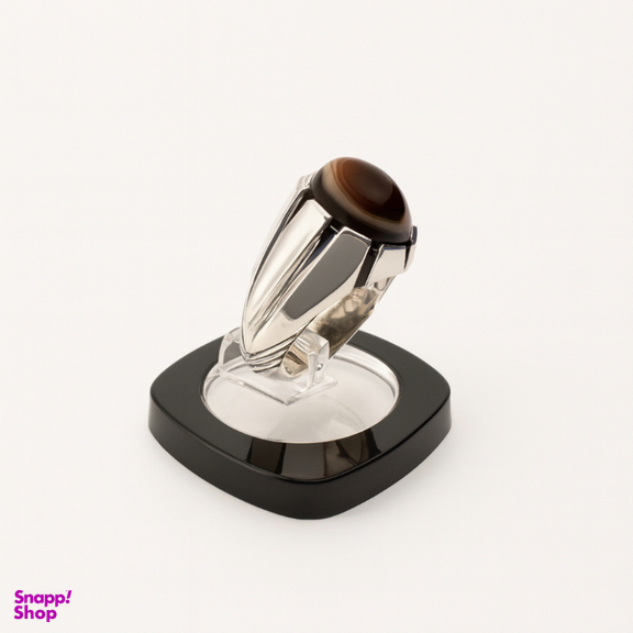 انگشتر نقره مردانه کد HOSS015